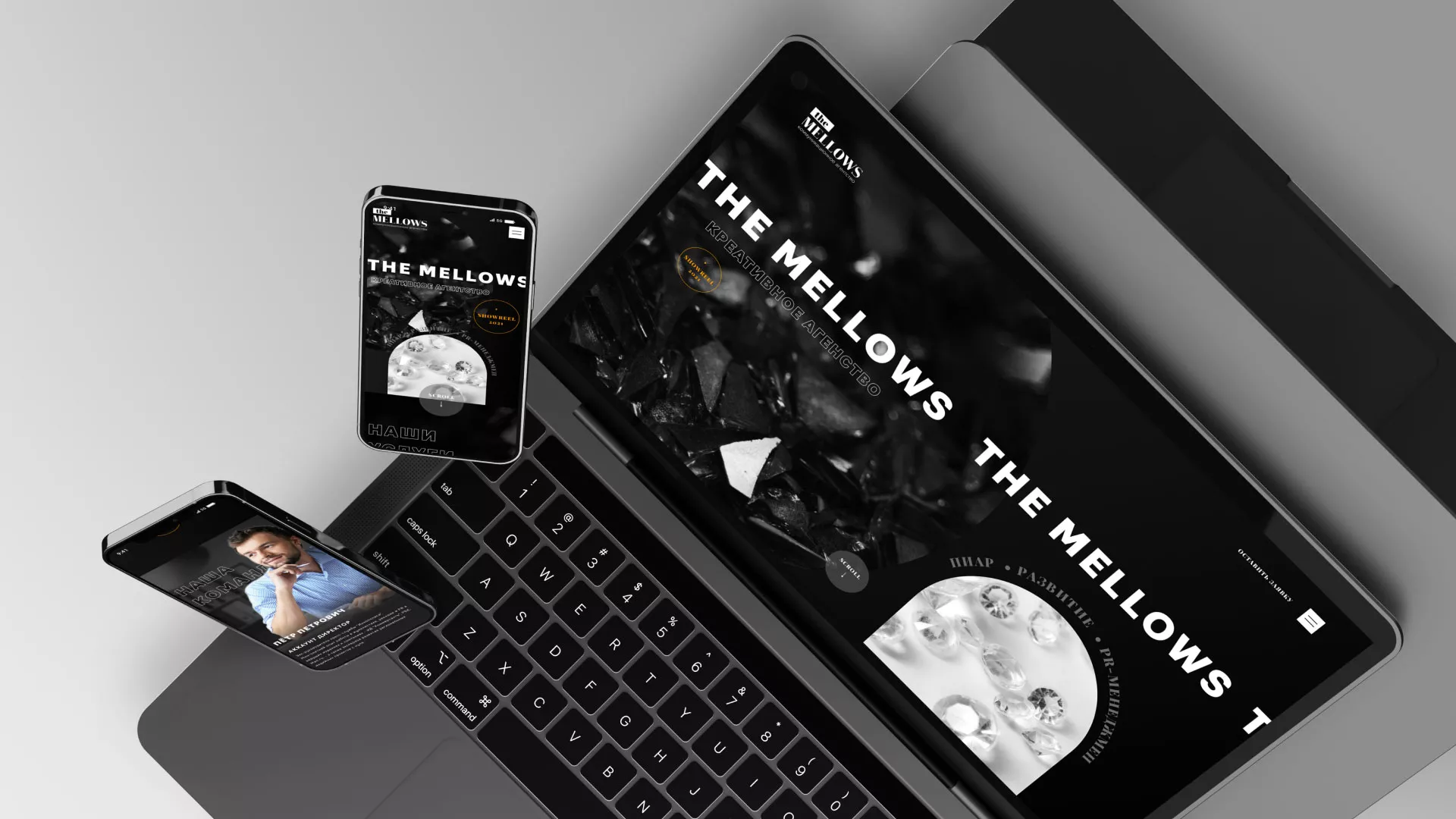 Разработка сайта креативного агентства «The Mellows» в Вольске